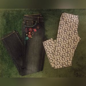 Girls' Jeans/Leggings Bundle Size 16